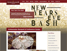 Tablet Screenshot of ambassadorerie.com
